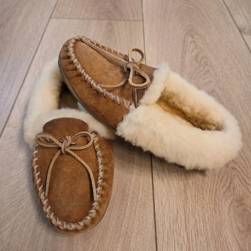 LL Bean X Free People Wicked Good Moccasins/Slippers Size 7